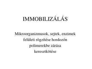 immobiliz l s