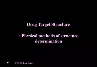 Drug Target Structure