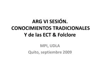 arg vi sesi n conocimientos tradicionales y de las ect folclore
