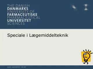 speciale i l gemiddelteknik