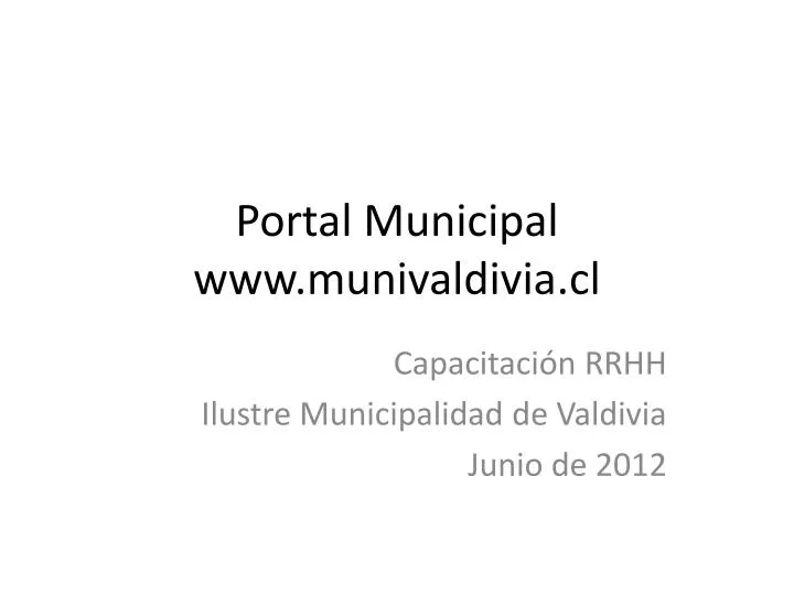 portal municipal www munivaldivia cl