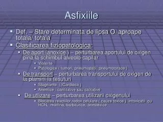 asfixiile