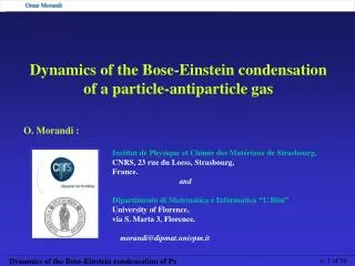 Dynamics of the Bose-Einstein condensation of a particle-antiparticle gas