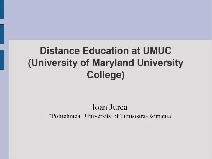 ioan jurca politehnica university of timisoara romania