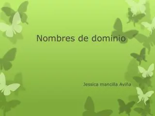 nombres de dominio