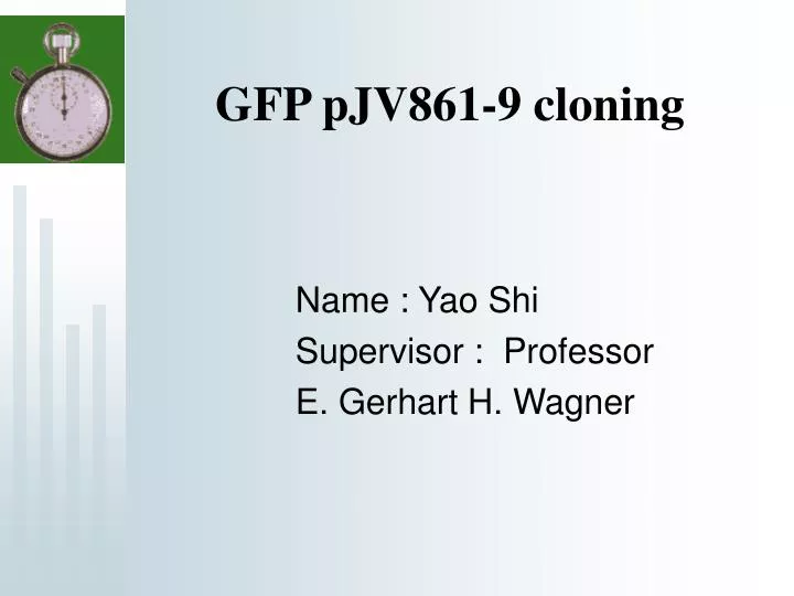 gfp pjv861 9 cloning