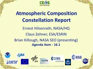 Atmospheric Composition Constellation Report