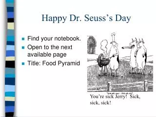 Happy Dr. Seuss’s Day