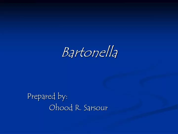 bartonella