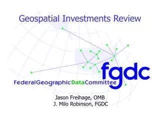 Geospatial Investments Review