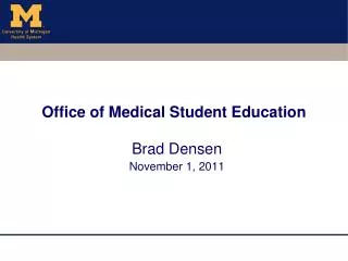 Office of Medical Student Education