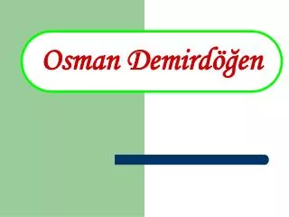 osman demird en