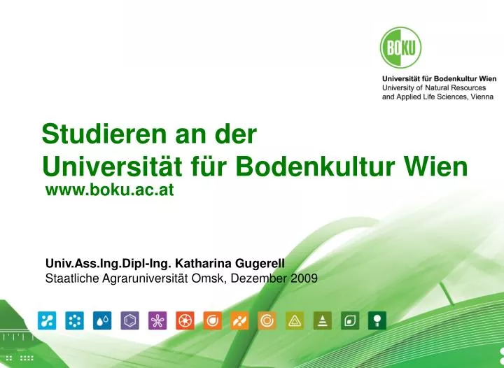 studieren an der universit t f r bodenkultur wien