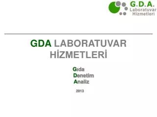 gda laboratuvar h zmetler