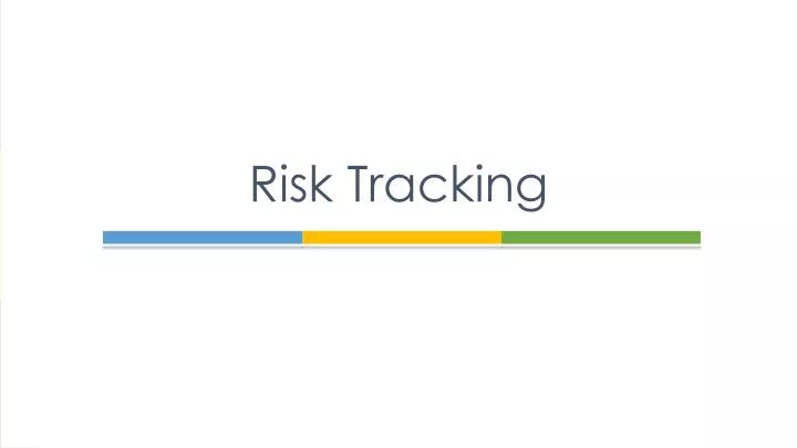 risk tracking
