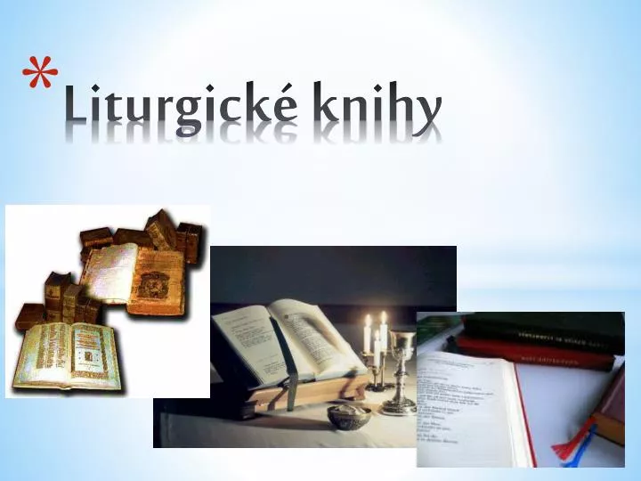 liturgick knihy