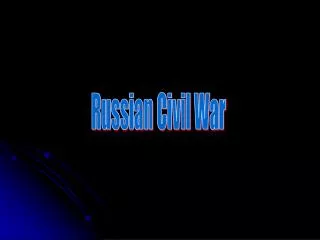 Russian Civil War