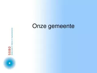 onze gemeente
