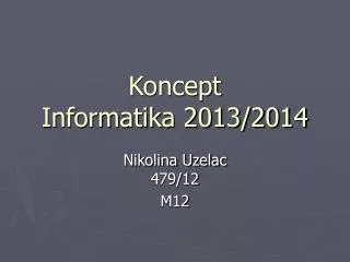koncept informatika 2013 2014