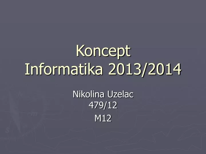 koncept informatika 2013 2014