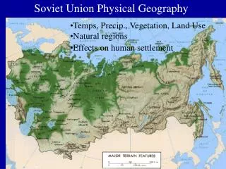 Soviet Union Physical Geography
