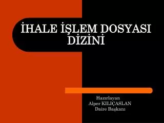 hale lem dosyasi d z n