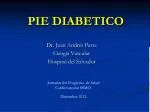 PIE DIABETICO - slide 1