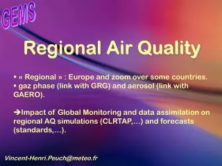 Regional Air Quality