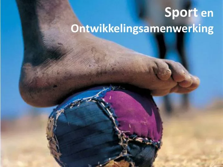 sport en ontwikkelingsamenwerking