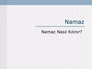 namaz
