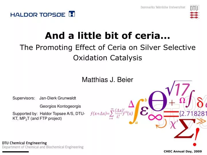 and a little bit of ceria the promoting effect of ceria on silver selective oxidation catalysis