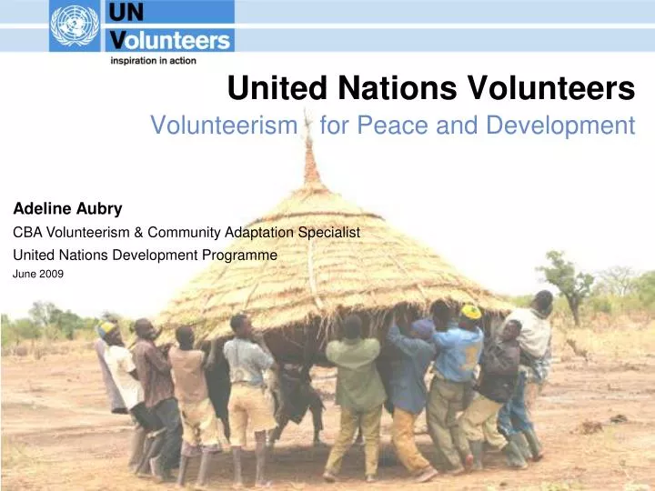 united nations volunteers volunteerism for peace and development