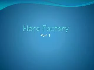 hero factory