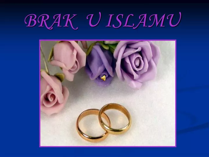 brak u islamu