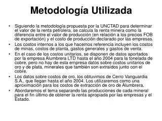 metodolog a utilizada