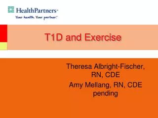 T1D and Exercise