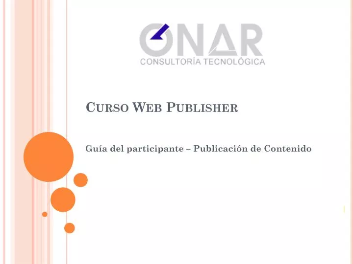 curso web publisher
