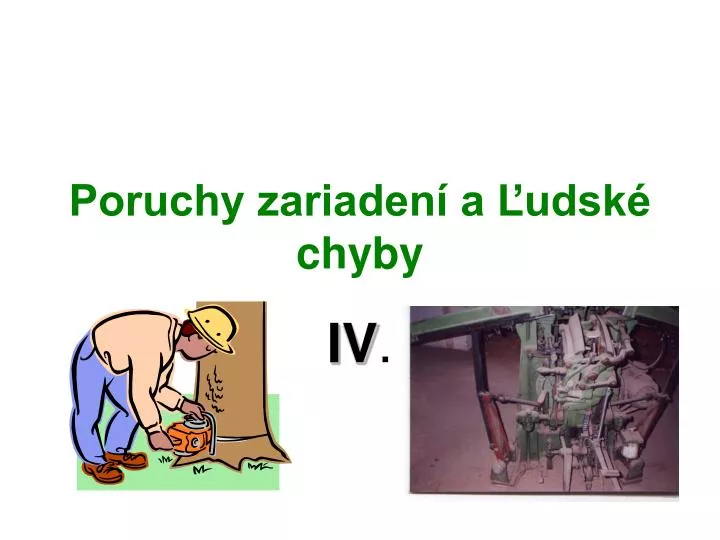 poruchy zariaden a udsk chyby