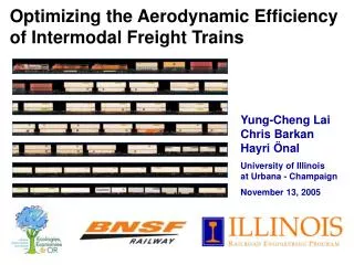 Optimizing the Aerodynamic Efficiency of Intermodal Freight Trains
