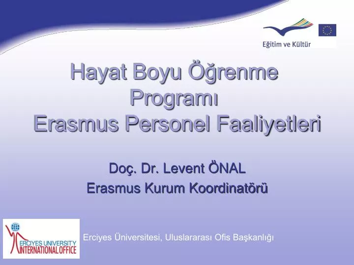 hayat boyu renme program erasmus personel faaliyetleri