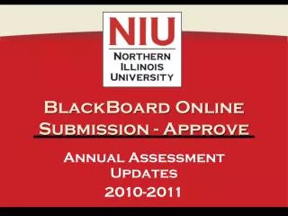 BlackBoard Online Submission - Approve