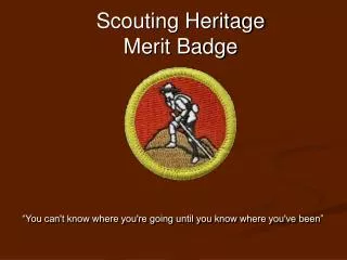 Scouting Heritage Merit Badge