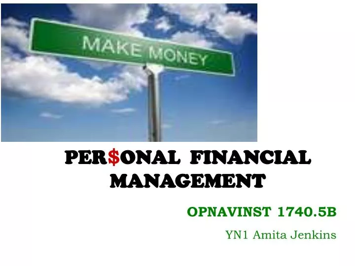 per onal financial management