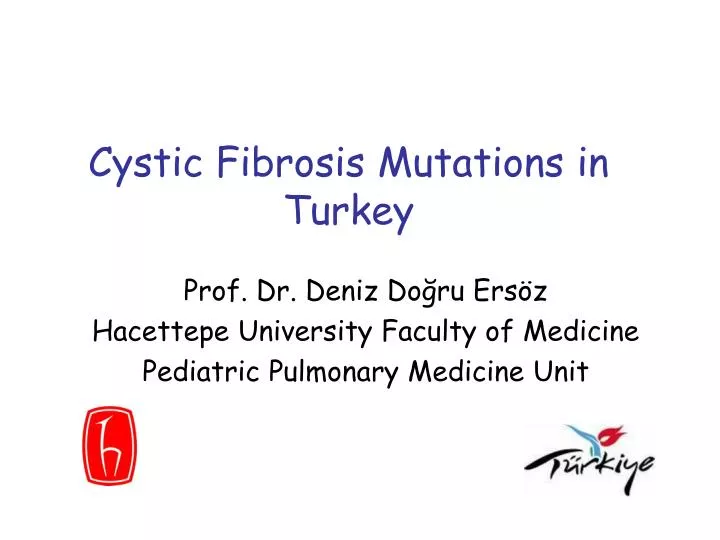 cystic fibrosis mutations in turkey