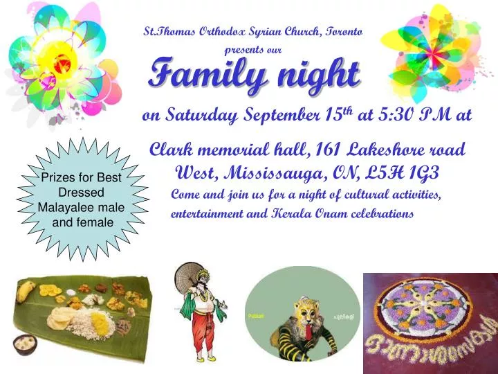 st thomas orthodox syrian church toronto presents our family night