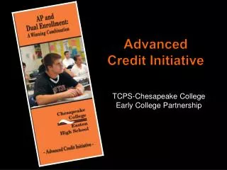 Advanced Credit Initiative