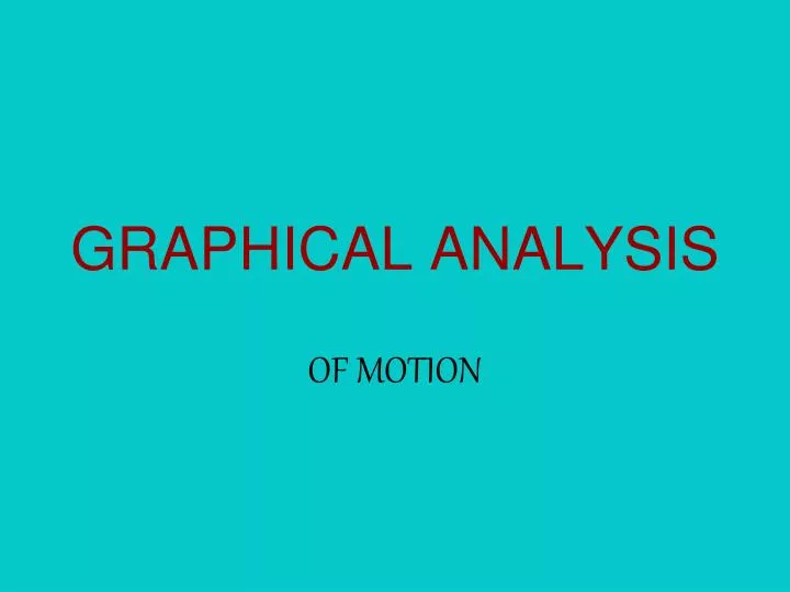 graphical analysis