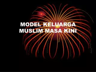 model keluarga muslim masa kini