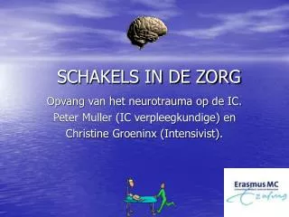 schakels in de zorg