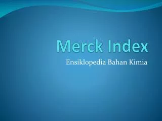 merck index
